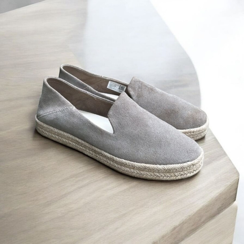 TOMS Carolina espadrille in Dune Suede Women’s Size 11